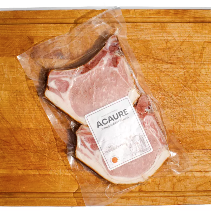 Chuleta de cerdo fresca