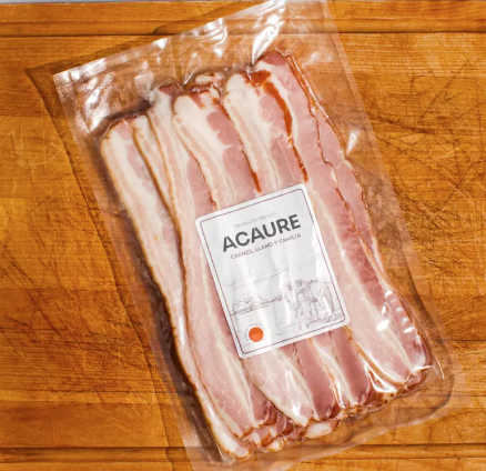 Tocineta ahumada rebanada