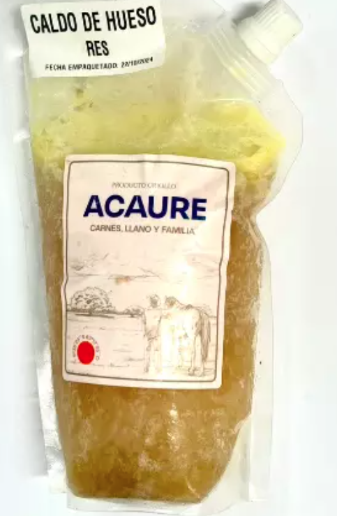 Caldo de hueso de res